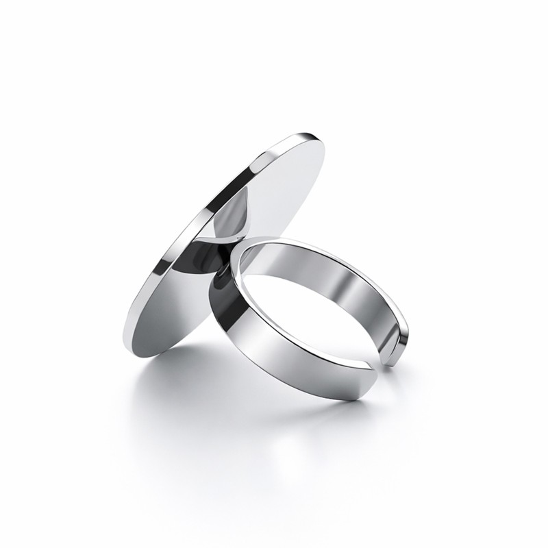                  Inel Statement Personalizat Inox Argintiu Gravura Mesaj Motivational sau Mantra
               