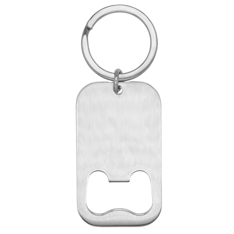 Breloc inox personalizat „Un om. O undiță. Zero probleme” – cadou pescari