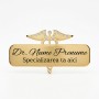 Ecuson Medical Personalizat din Inox Gold Plated – Caduceu cu Cristale, Gravură Laser Nume și Specializare
