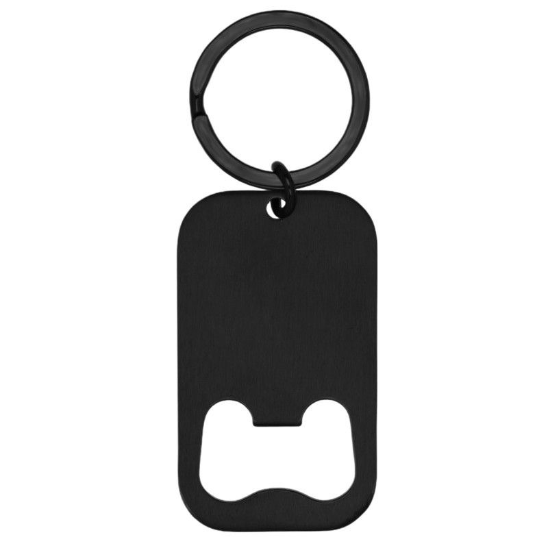                  Breloc Gravat Inox Army Negru Desfăcător Bere Lost on Purpose| Cadou pentru aventurieri
               