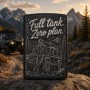Brichetă Gravată Full Tank Zero Plan | Cadou pentru aventurieri