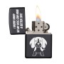 Bricheta Personalizata Inox Negru Iubitor de Animale