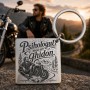 Breloc Inox „Psihologul Meu Are Ghidon” | Cadou pentru Motocicliști