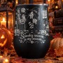Cană termos tip pahar de vin 360ml "Spooky Season Is My Season" | Spooky but Cute Collection