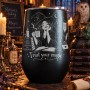 Cană termos tip pahar de vin 360ml "Trust Your Magic" | Spooky but Cute Collection