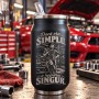 Cană termos 250ml „Dacă era simplu” | Cadou mecanic auto