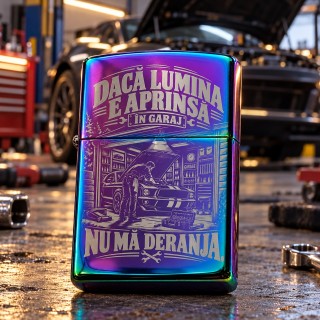 Brichetă Rainbow gravată „Nu mă deranja” | Cadou mecanic