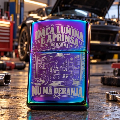 Brichetă Rainbow gravată „Nu mă deranja” | Cadou mecanic