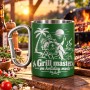 Cană Verde 200 ml cu Carabinieră – Grill Master | Giftopolis