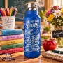 Termos Gravat Albastru 500 ml – Cadou pentru Profesoară | Giftopolis