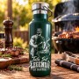 Termos Gravat Verde 500 ml „Tată. Soț. Legendă la Grătar” | Giftopolis