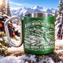 Cană Carabinieră Verde „Leave Nothing But Tracks” | Born for Snow