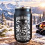 Cană tip Doză Neagră 250 ml „Find Me Where the Mountains Touch the Sky” | Born for Snow