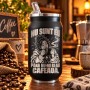 Termos tip Doză Negru 250 ml „Nu Sunt Eu Până Nu-mi Beau Cafeaua”