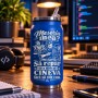 Termos Tip Doză Albastru 250 ml „Meseria Mea?” | Cadou IT