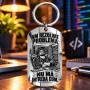 Breloc Army Inox Argintiu „Am Rezolvat Problema” | Cadou IT