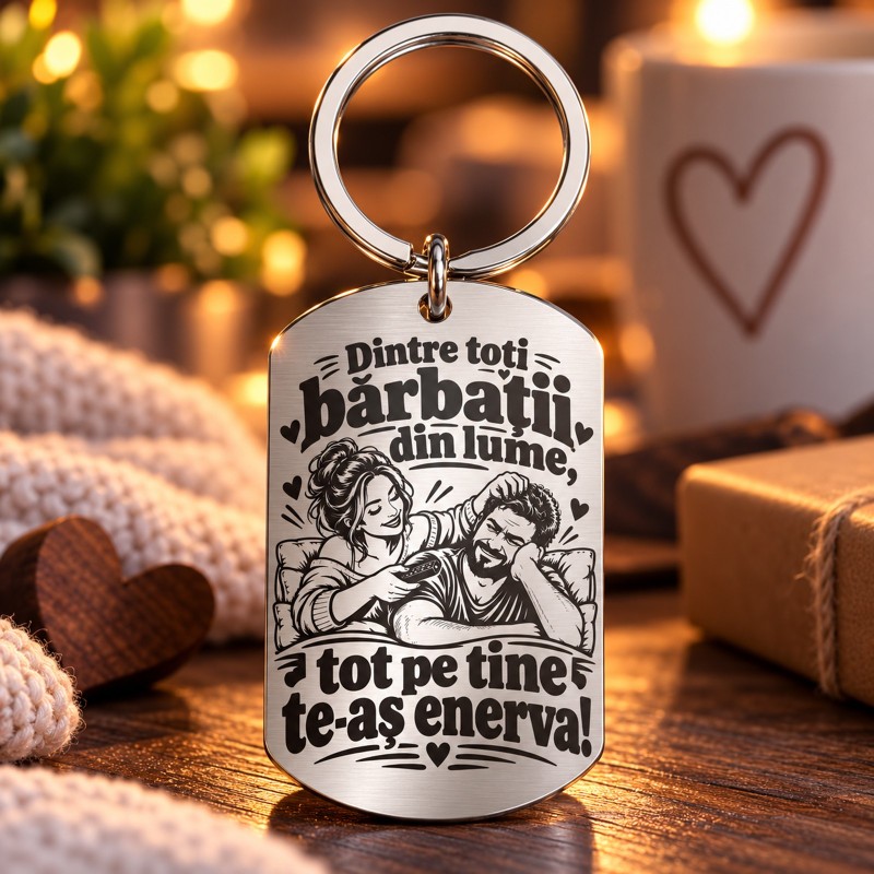                  Breloc Army „Tot Pe Tine Te-aș Enerva” | Giftopolis
               