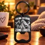 Breloc cu Desfăcător „Un Om. Un Câine. Zero Liniște” | Giftopolis