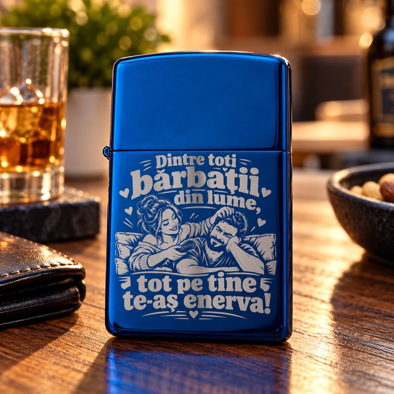                  Brichetă Albastră „Tot Pe Tine Te-aș Enerva” | Giftopolis
               