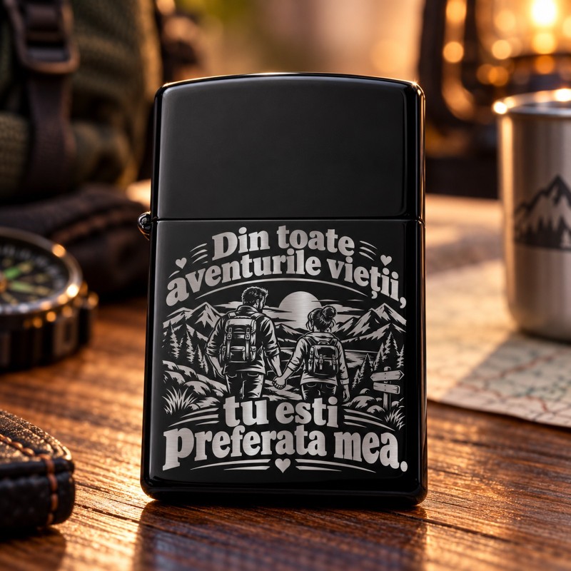                  Brichetă Neagră „Tu Ești Preferata Mea” | Giftopolis
               