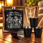 Set Ploscă 200 ml cu Pahare „Un Om, Un Câine” | Giftopolis
