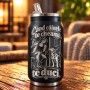 Termos Tip Doză Negru 250 ml „Când Câinele Te Cheamă” | Giftopolis