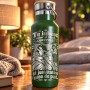 Termos Inox Verde 500 ml „Te Iubesc Chiar și Când Îmi Ocupi Patul” | Giftopolis