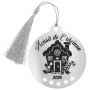 Decoratiune Personalizata Craciun Glob Inox Argintiu Acasa de Craciun