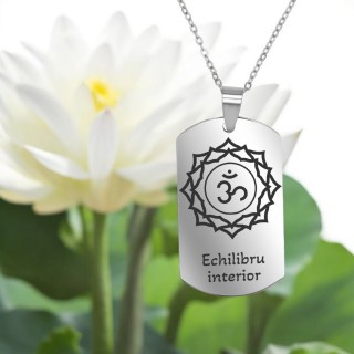 Colier Personalizat Army Inox Argintiu Meditatie