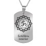 Colier Personalizat Army Inox Argintiu Meditatie