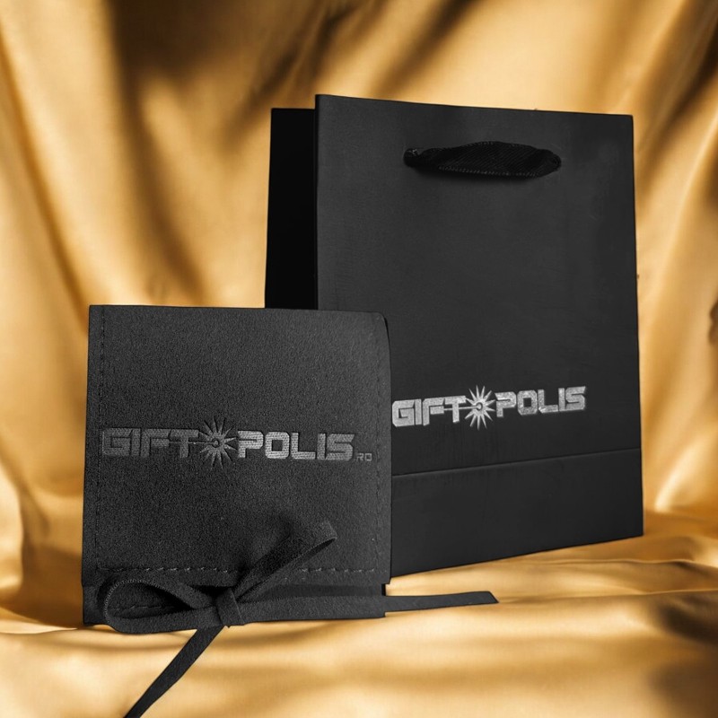                  Semn de Carte Personalizat Inox Auriu Protectie
               