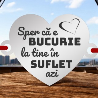 Bratara Personalizata Inima Inox Argintiu La tine in Suflet