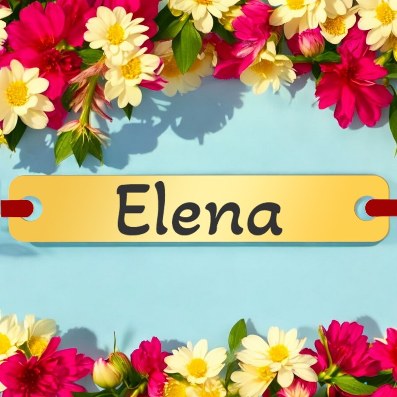                  Bratara Personalizata Elastic Rosu Placuta Subtire Inox Auriu Numele Tau
               