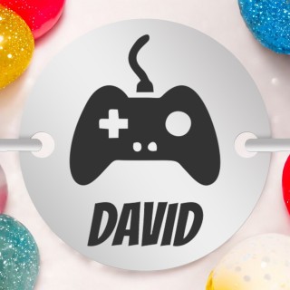 Bratara personalizata Lantisor Rotund Inox Argintiu Nume Pasiuni