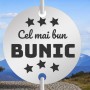 Bratara personalizata Lantisor Rotund Inox Argintiu Dedicatie