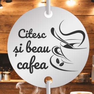 Bratara personalizata Lantisor Rotund Inox Argintiu Cafea