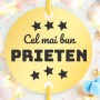 Bratara personalizata Lantisor Rotund Inox Auriu Dedicatie