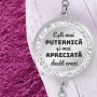 Bratara personalizata Lantisor Rotund Pietre Inox Argintiu Mai Mult