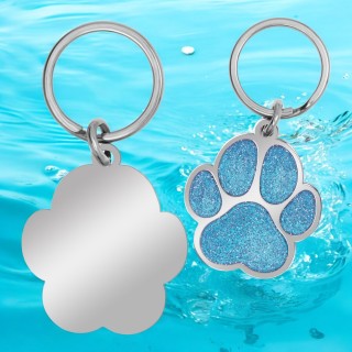 Medalion Personalizat Labuta Bleu Inox Argintiu Cum Vrei Tu