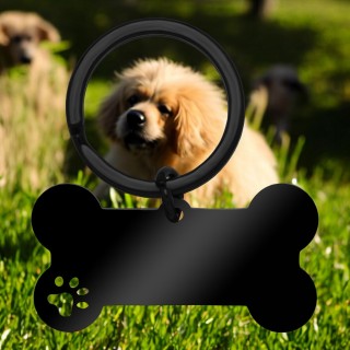 Medalion Personalizat Os Inox Negru Cum Vrei Tu