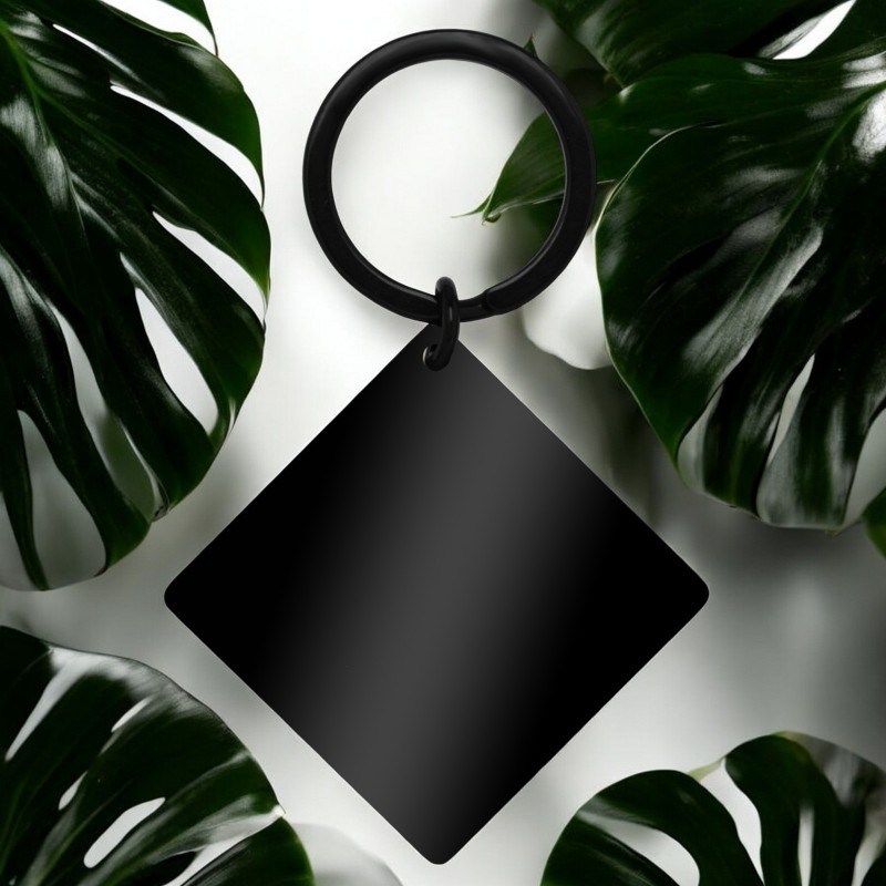                  Breloc Personalizat Romb Inox Negru Cum Vrei Tu
               