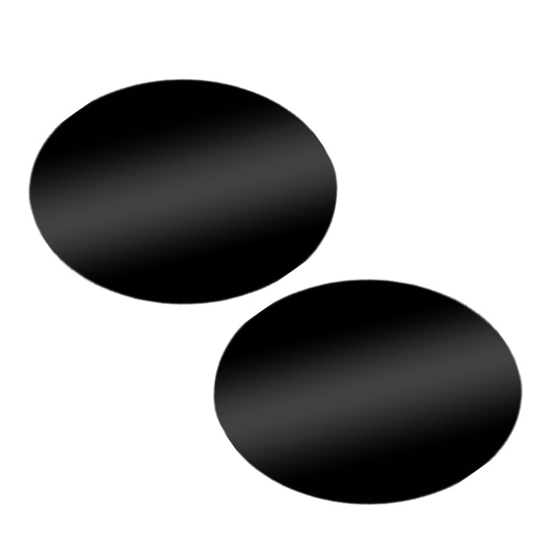                  Butoni personalizati Oval Inox Negru Cum Vrei Tu
               