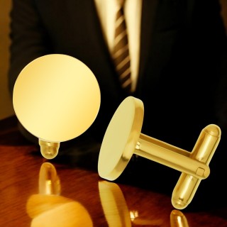 Butoni personalizati Rotund Inox Auriu Cum Vrei Tu