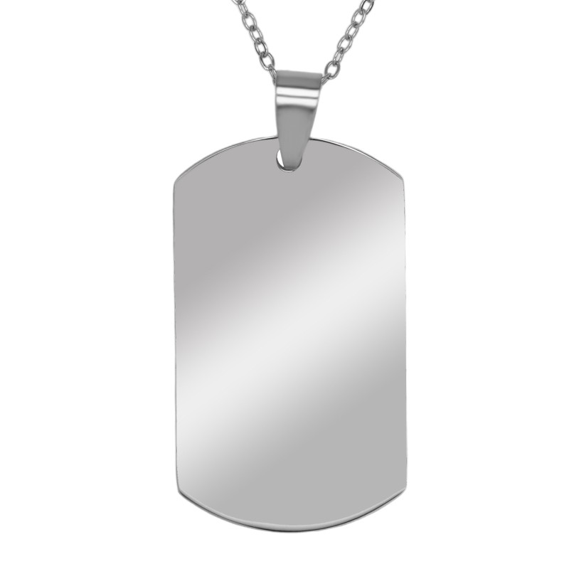                  Colier Personalizat Army Inox Argintiu Cum Vrei Tu
               