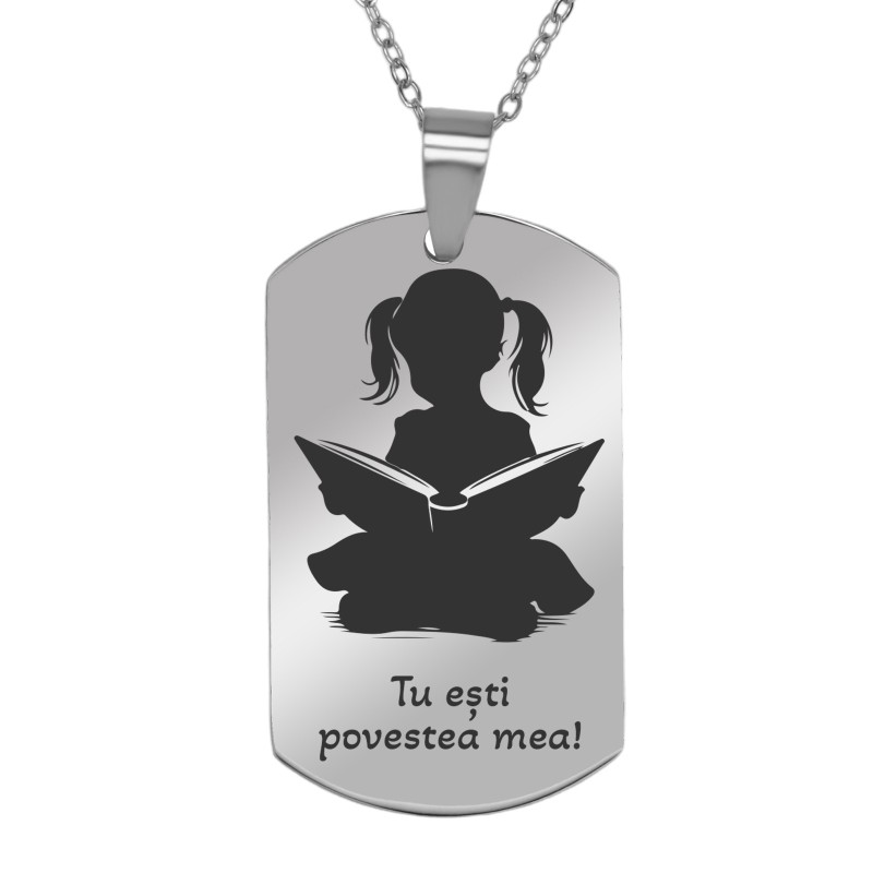                  Colier Personalizat Army Inox Argintiu Copilarie
               