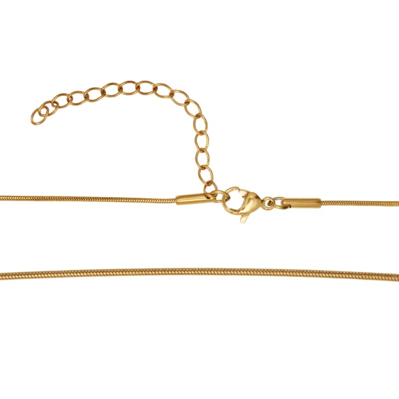                  Colier Personalizat Dreptunghi Inox Auriu Latisor Tub Cum Vrei Tu
               