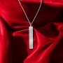 Colier Personalizat Placuta Inox Argintiu Cum Vrei Tu