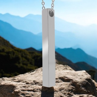 Colier Personalizat Turn Inox Argintiu Cum Vrei Tu