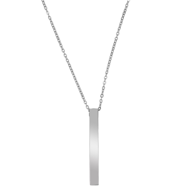 Colier Personalizat Turn Inox Argintiu Cum Vrei Tu