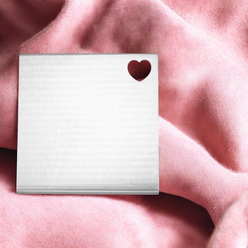                  Decoratiune Personalizata Rama Inox Argintiu Cum Vrei Tu
               